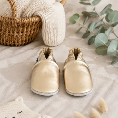 Stabifoot Babyschoen Leder Gold Meisjes