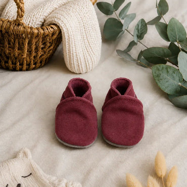 Stabifoot Babyschoen Leder Donkerrood Bordo Uniseks