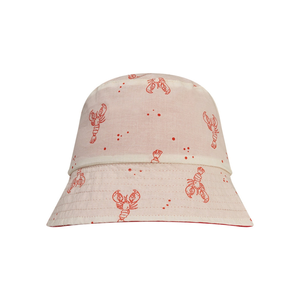 SwimEssentials Zonnenhoed Little Lobster Rood Wit