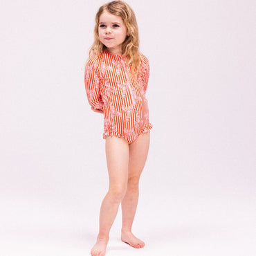 SwimEssentials T-shirt de bain anti-UV Lobster Bay Rouge-rose
