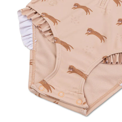 SwimEssentials UV-Zwemshirt Roamer Bruin Meisjes