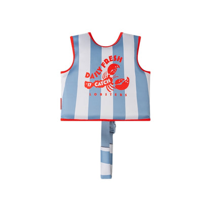 SwimEssentials Gilet de sauvetage Catch Of The Day Rouge Bleu