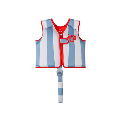 SwimEssentials Gilet de sauvetage Catch Of The Day Rouge Bleu