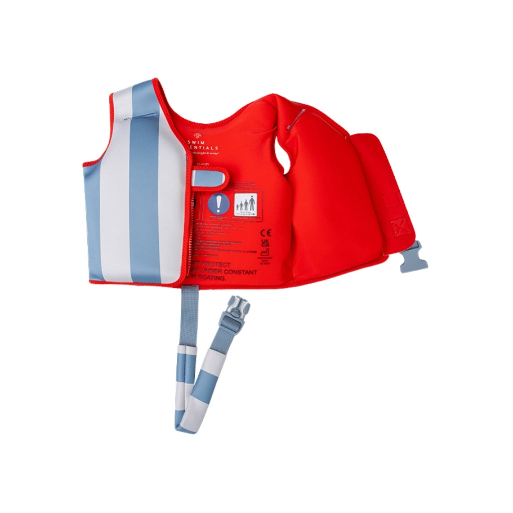 SwimEssentials Gilet de sauvetage Catch Of The Day Rouge Bleu