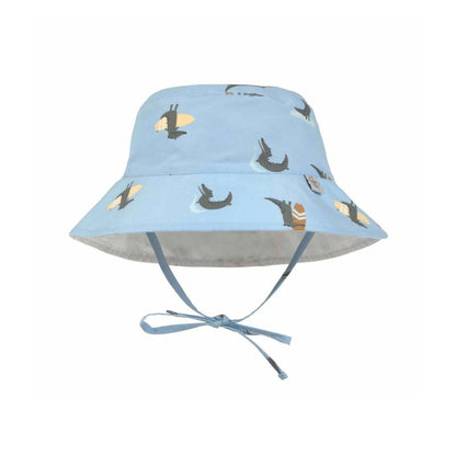 Zonnehoedje Bucket Hat Crocodile boy Sky Blue