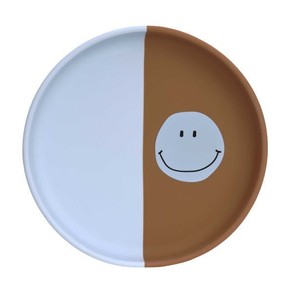 Lässig Assiette Happy Rascals Smile Silicone