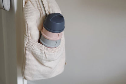 Béaba Doseerdoos voor poedermelk 4 compartimenten Mineral Gray/Pink