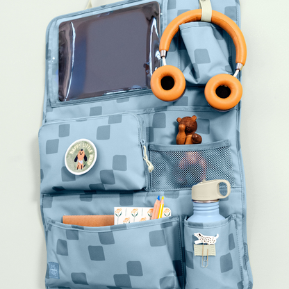 Lässig Opbergtas Car Wrap-to-go Pattern Party blauw