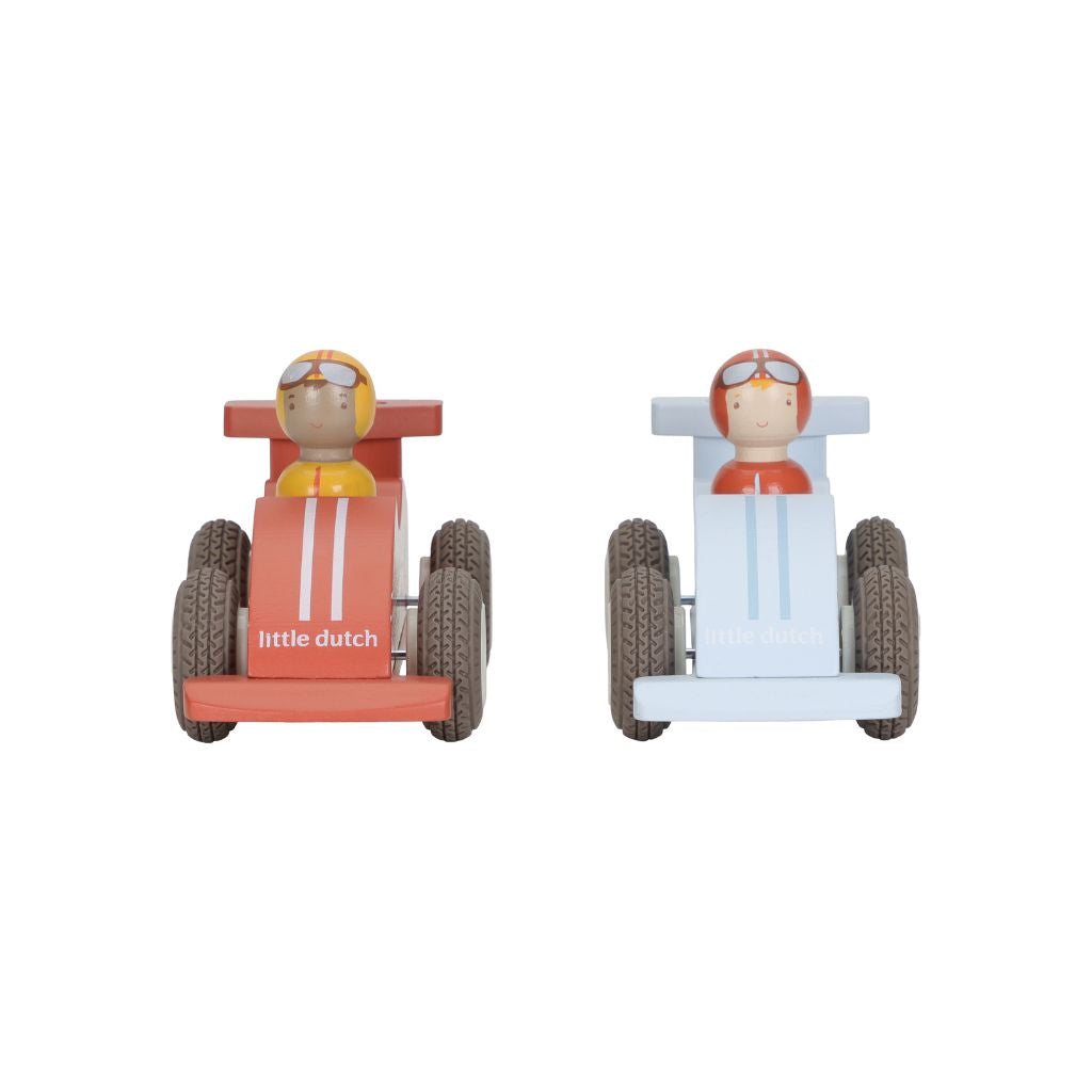 Little Dutch Houten Pullback Raceauto's