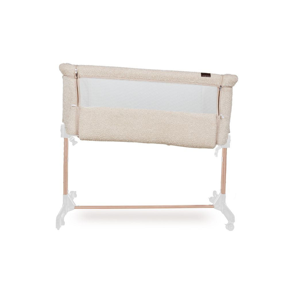 Quax Co-sleeper Side-by-Side Sheep hout  incl matras 50x84cm afnb bekleding