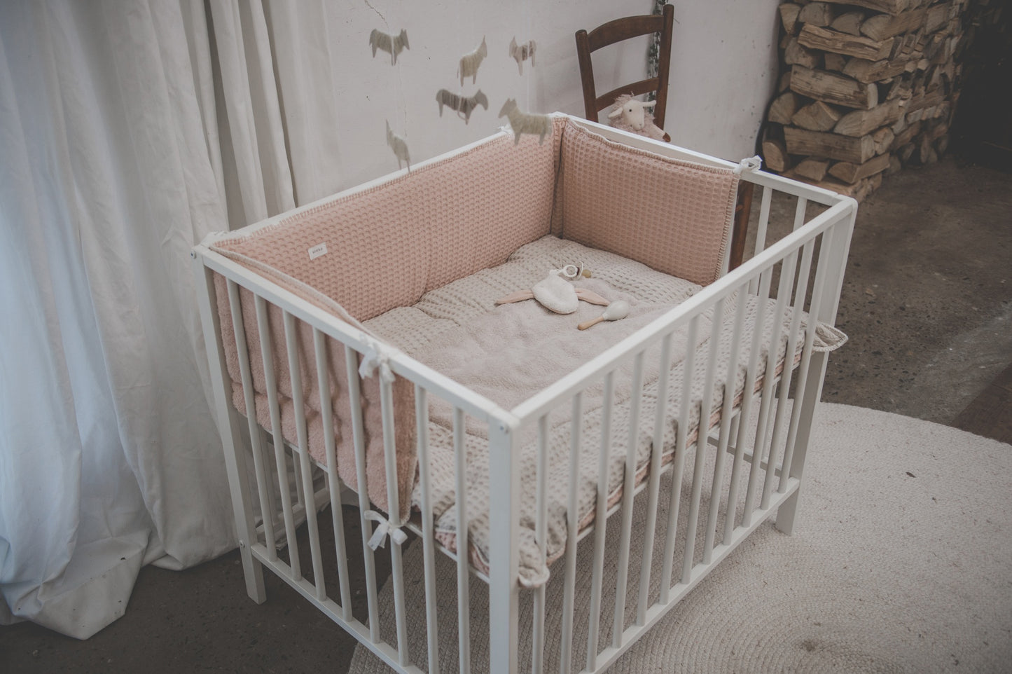 Koeka Parklegger Amsterdam roze/beige