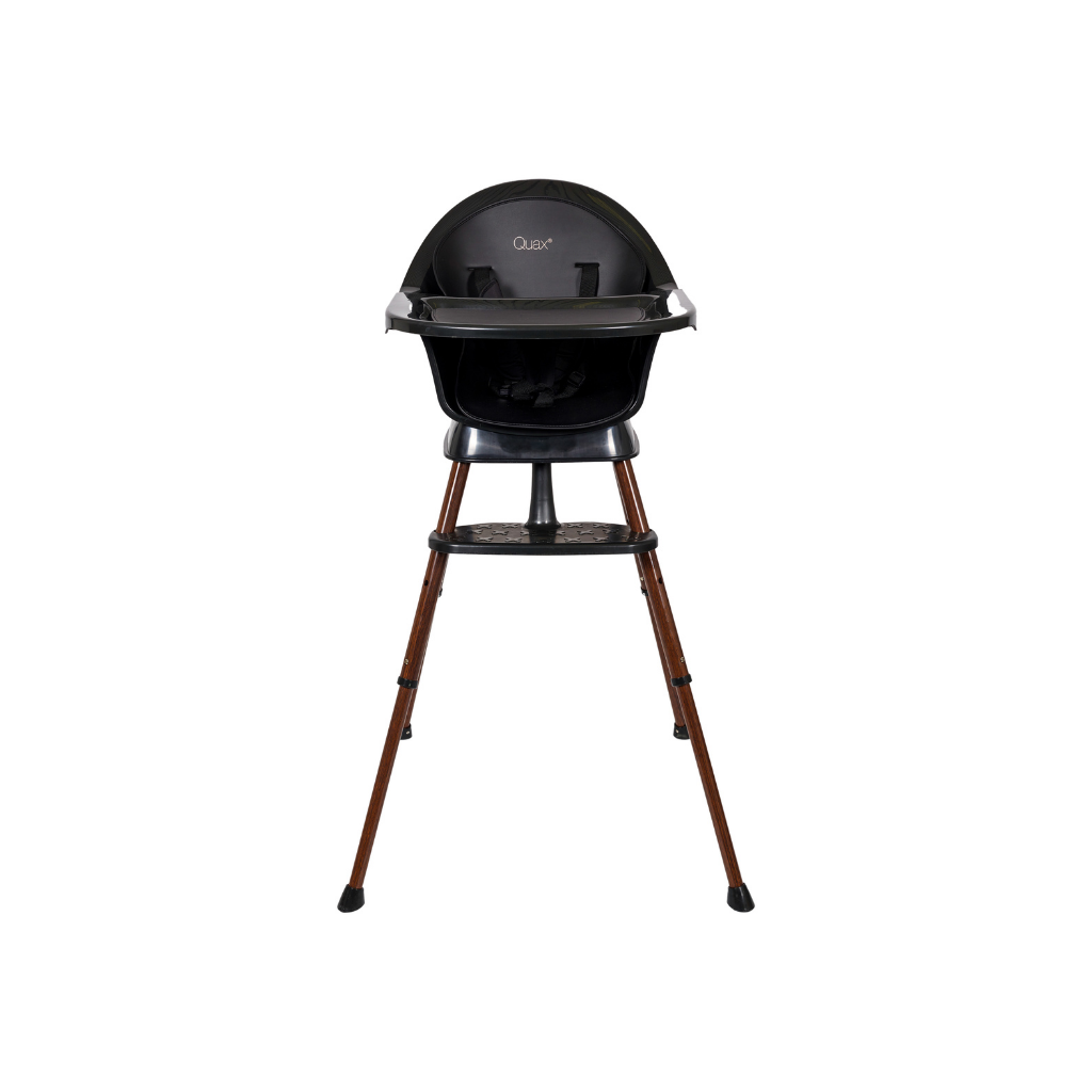 Quax Eetstoel evolutief Ultimo 3 Luxe Black/Walnut