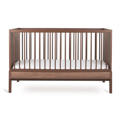 Quax Chambre de bébé 2 pièces (lit L 140 x Lg 70 cm + commode avec rallonge) Ashi Chestnut