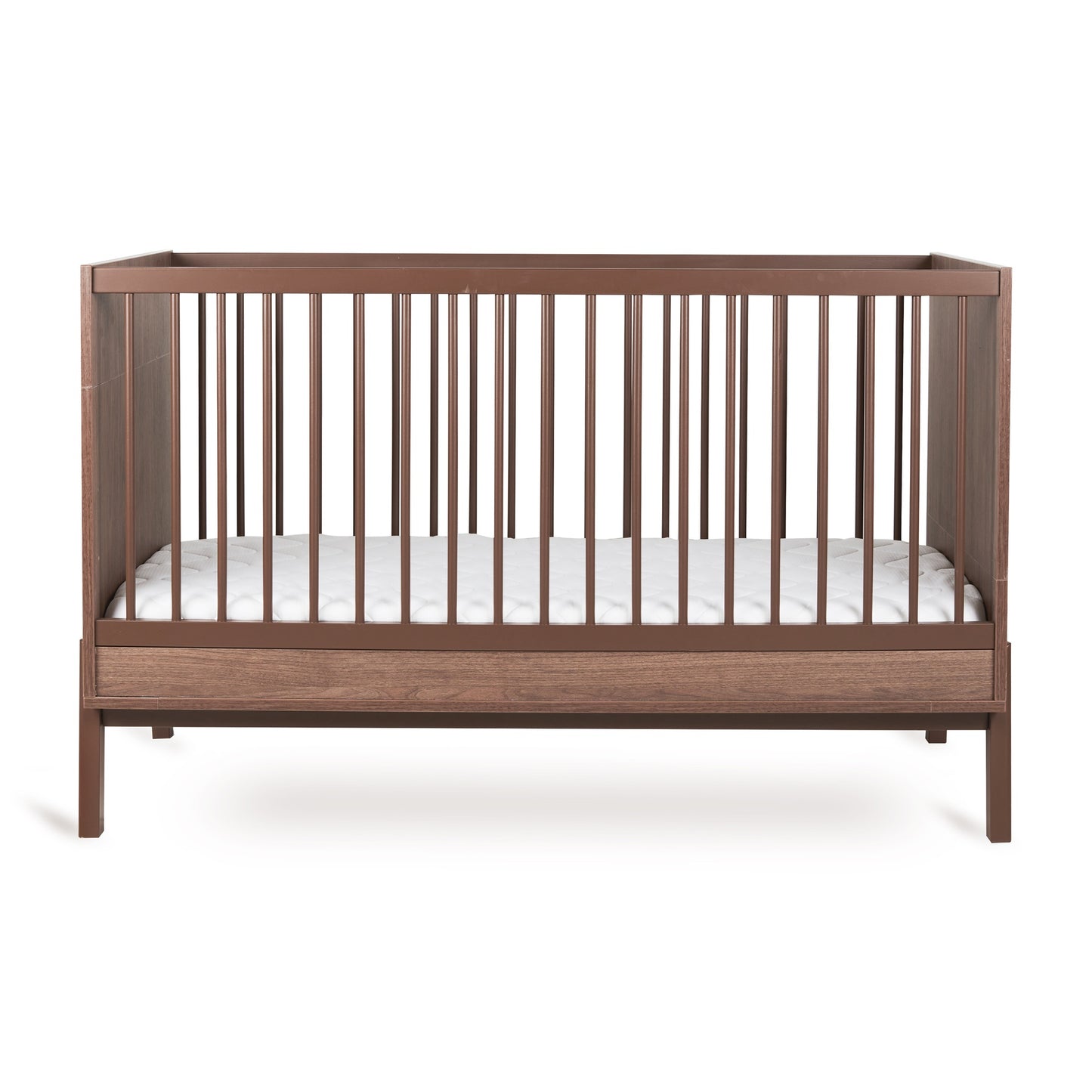 Quax 3-delige babykamer (bed L 140 x B 70 cm + commode met verlengstuk + kast met 2 deuren) Ashi Chestnut
