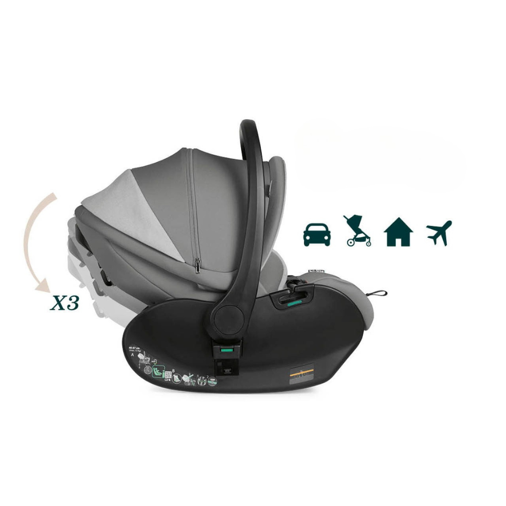Chicco Siège-auto First Seat Recline i-Size Groupe 0+ Lunar Rock