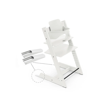 Stokke® Chaise haute Tripp Trapp® Bundel White + Babyset² + Tablette-repas