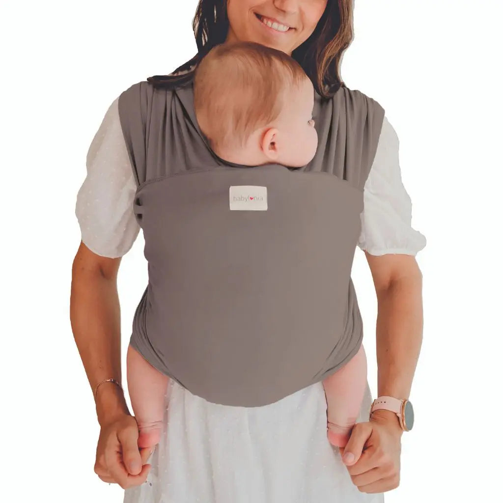 Babylonia Draagdoek Tricot-Slen Organic Mild Taupe