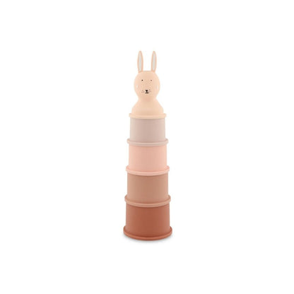 Trixie Jouet de bain Gobelets empilables Mrs. Rabbit - 5 pièces