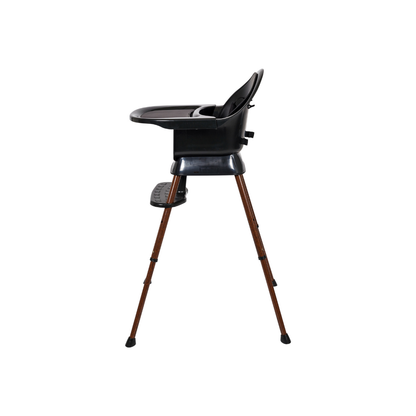 Quax Eetstoel evolutief Ultimo 3 Luxe Black/Walnut