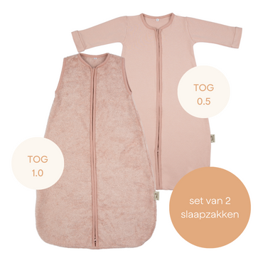 Timboo Sac de couchage TOG 1,0 Misty Rose 90 cm