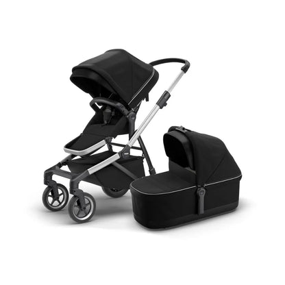 Thule Wandelwagen Sleek + draagmand Midnight Black