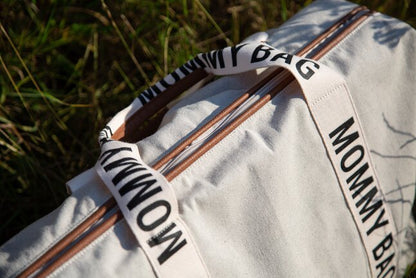 Childhome Sac à langer Mommy Bag Signature Canvas écru