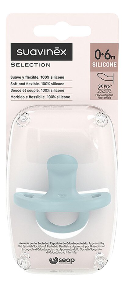 Suavinex Sucette 0 - 6 mois Smoothie bleu