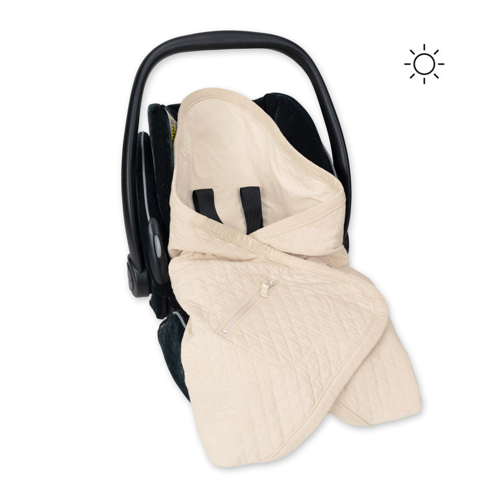 Bemini Wikkelcape Biside Universeel Lente/Zomer Cream