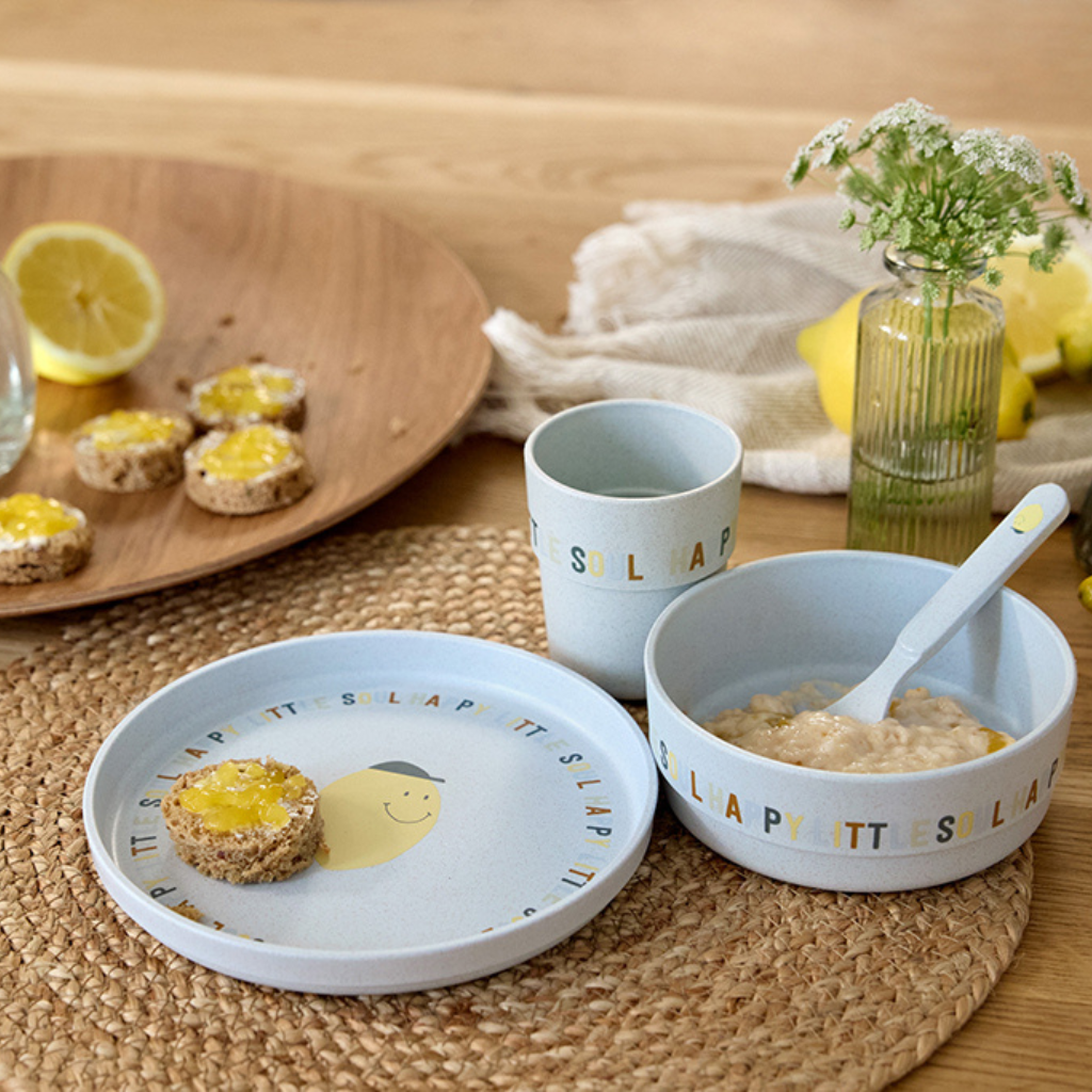 Lässig 4-delige eetset Happy Fruits Lemon