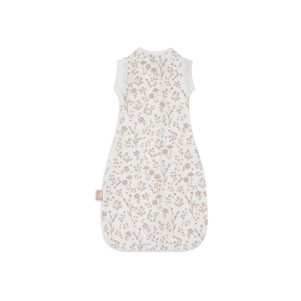 Jollein Sac de couchage d'été Bloomy TOG 0,5 White 60 cm