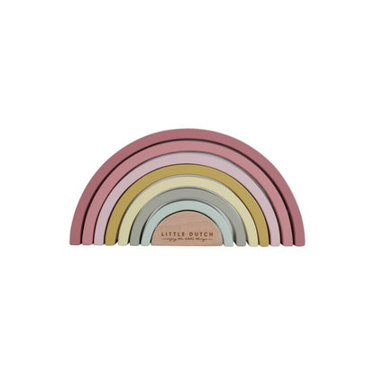 Little Dutch Houten Regenboog Pink