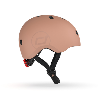 Scoot and Ride Kinderfietshelm Mocha S