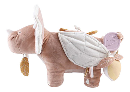 Noukie's Peluche d'activités Popsie, Gigi & Louli - Tricératops Popsie 15 cm