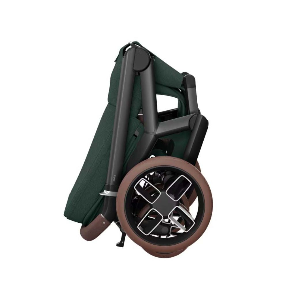Maxi-Cosi Kinderwagen 4-in-1 Fame Twillic Green + draagmand + Autostoel Pebble 360 pro 2 + basis Familyfix 360 Pro