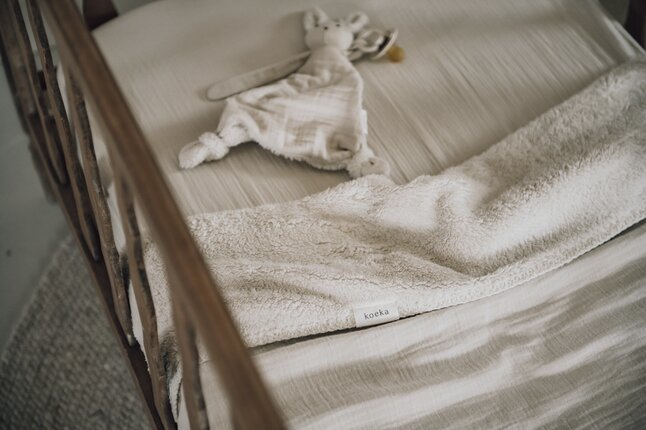Koeka Couverture pour berceau ou parc Faro Warm White