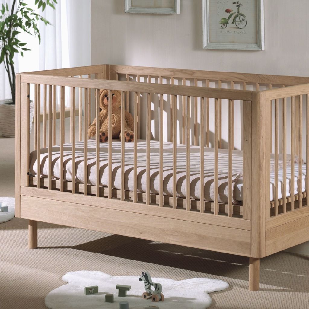 Jaxx 3-delige babykamer (Babybed + commode + kleerkast 2 deuren) Forrest Eik