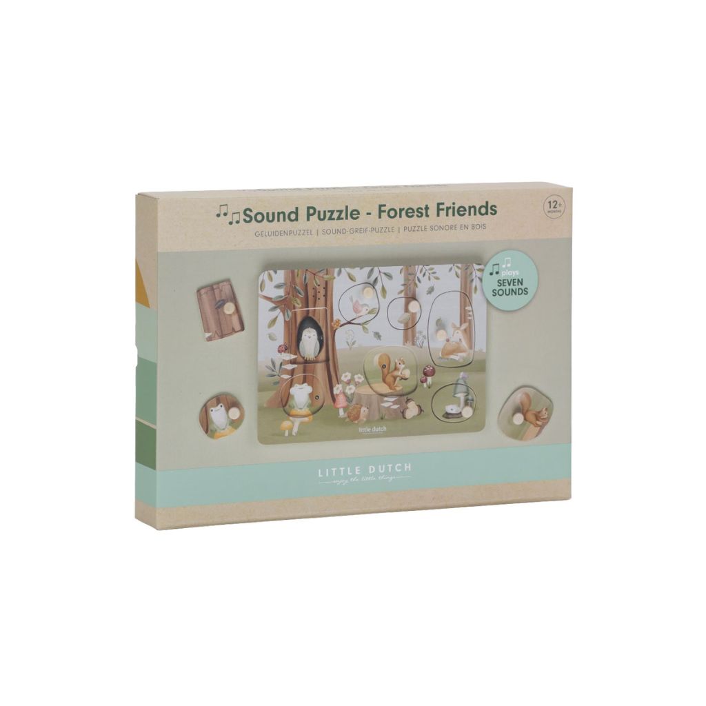 Little Dutch Puzzle sonore Forest Friends