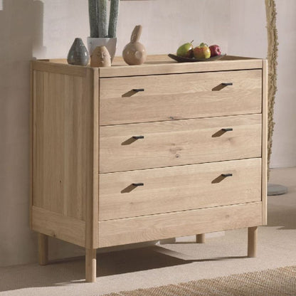 Jaxx 2-delige babykamer (meegroeibed L 140 x B 70 cm + commode) Forrest Eik