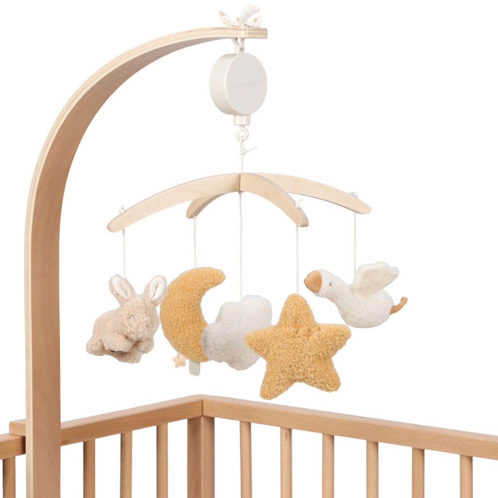 Little Dutch Mobile musical en bois Newborn Naturals  