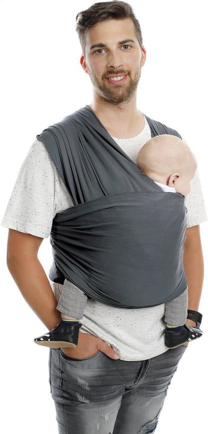 Babylonia Écharpe de portage extensible Tricot-Slen Bamboo smokey grey