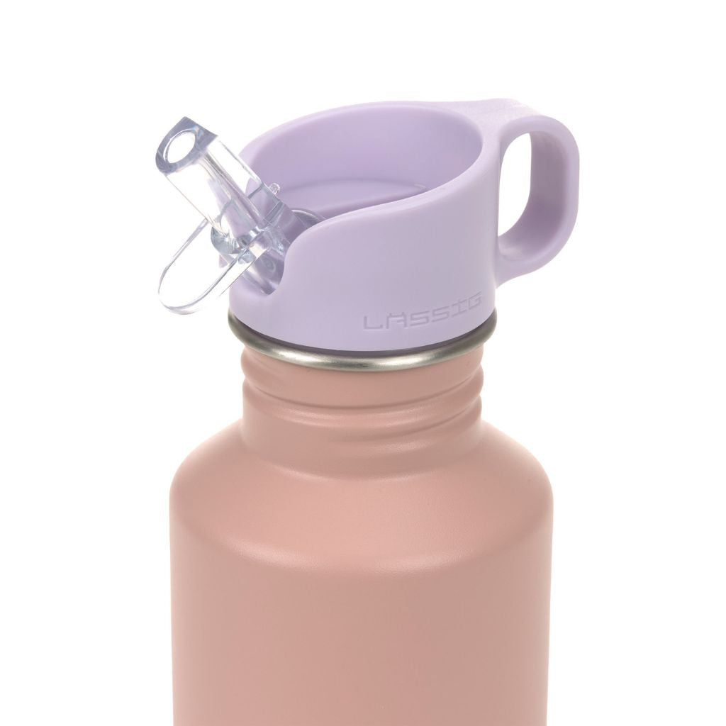 Lässig Fles roestvrij staal Pattern Party rose/lilac 500 ml