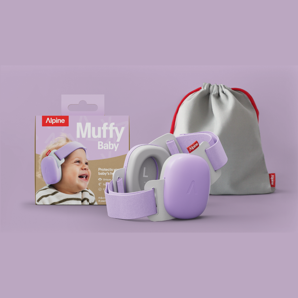 Alpine Oorbeschermers Muffy Baby Purple