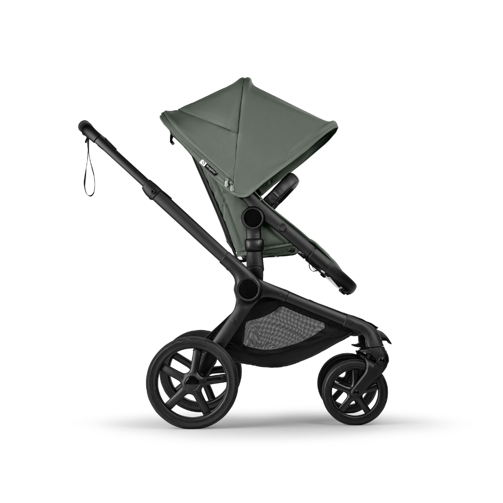 Bugaboo Kinderwagen Fox 5 Renew met draagmand Black / Forest Green