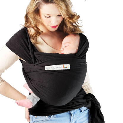 Love Radius Draagdoek Basic zwart