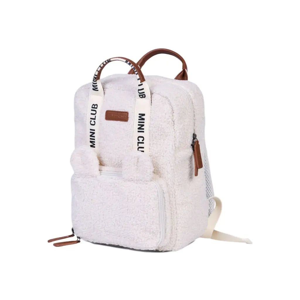 Childhome rugzak Mini Club Teddy Ecru