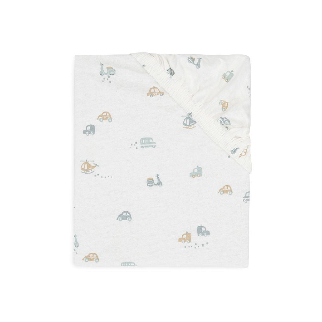 Jollein Hoeslaken voor wieg On The Go B 40 x L 80 cm