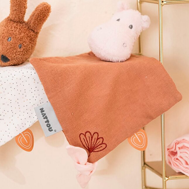 Nattou Doudou Susie & Bonnie - Susie rouille 20 cm