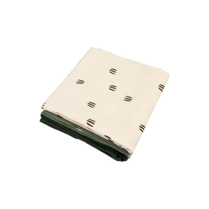 Dreambee Tetradoek Flo groen/ecru
 - 3 stuks