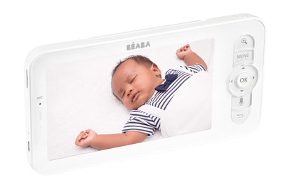 Béaba Babyphone avec caméra Zen Night Light blanc
