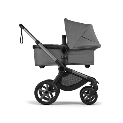 Bugaboo Kinderwagen Fox 5 Renew met draagmand Graphite / Moon Grey
